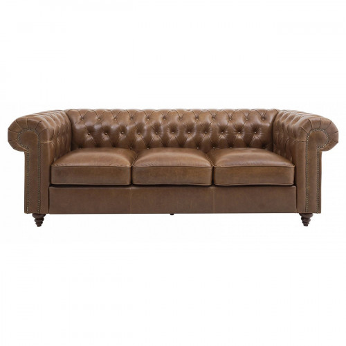 диван chester classic трехместный прямой бежевый в Нижневартовске