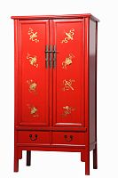 шкаф gudong красный с золотом в Нижневартовске