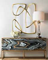 зеркальное панно настенное золотое луар в Нижневартовске