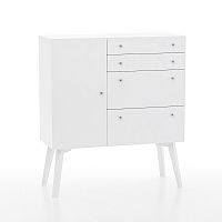 комод белый big lutreola в Нижневартовске