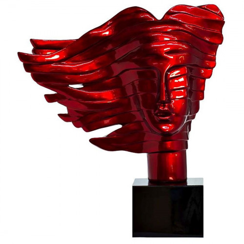 статуэтка голова женщины красная 55х18х59 в Нижневартовске