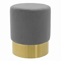 пуф gold puty серый с золотым в Нижневартовске