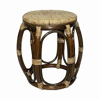 табурет из ротанга drum коричневый в Нижневартовске