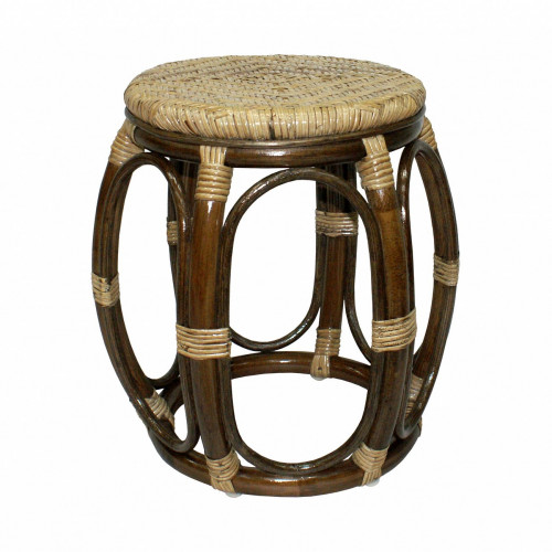 табурет из ротанга drum коричневый в Нижневартовске