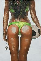 картина маслом пляжный волейбол - 2 в Нижневартовске