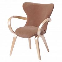 стул apriori s коричневый с ножками выбеленная береза в Нижневартовске