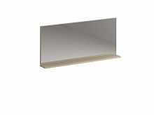 зеркало с полкой прямоугольное бежевое uno в Нижневартовске