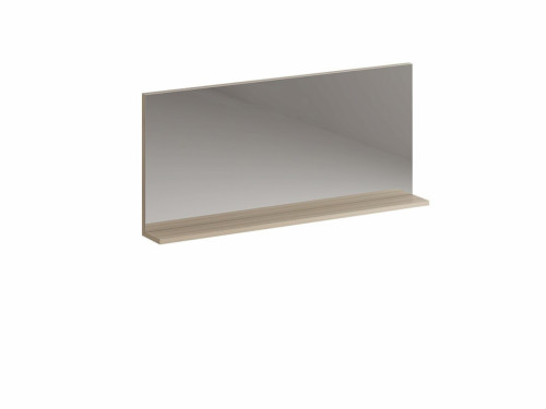 зеркало с полкой прямоугольное бежевое uno в Нижневартовске