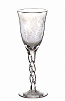 бокал для вина на узорной ножке (стекло) antic line dec в Нижневартовске