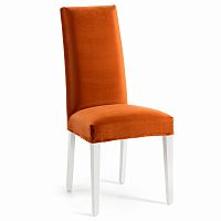 стул freia оранжевый с белыми ножками от la forma (ex julia grup) в Нижневартовске