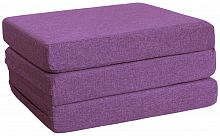 пуф шарм-дизайн матрас мобильный шаг 120 фиолетовый в Нижневартовске