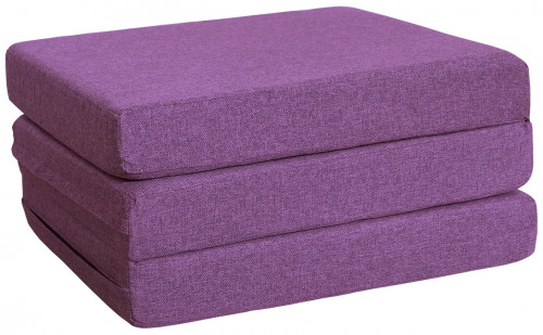 пуф шарм-дизайн матрас мобильный шаг 120 фиолетовый в Нижневартовске
