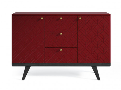 комод thimon v2 черный дуб марсала гравировка 11 в Нижневартовске