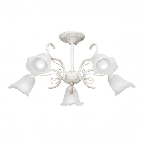 потолочная люстра vitaluce v3720-0/5pl белая в Нижневартовске