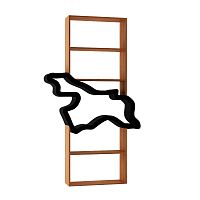 стеллаж крона дуб и черный от odingeniy в Нижневартовске