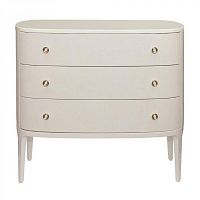 комод белый oval белый, золото в Нижневартовске