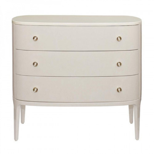 комод белый oval белый, золото в Нижневартовске