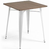 столик malibu низкий с белыми ножками от la forma (ex julia grup) в Нижневартовске