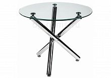стол стеклянный kira хром в Нижневартовске