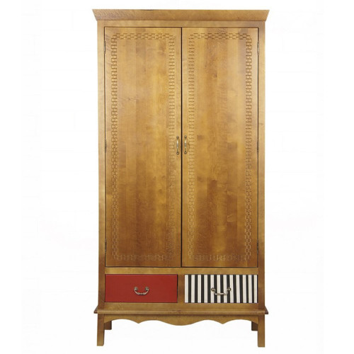 шкаф двустворчатый gouache birch светло-коричневый в Нижневартовске