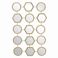 зеркало настенное декоративное золотое poligons в Нижневартовске