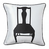 подушка с изображением стула chair white в Нижневартовске