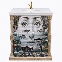 тумба с раковиной аквариум снег fornasetti в Нижневартовске