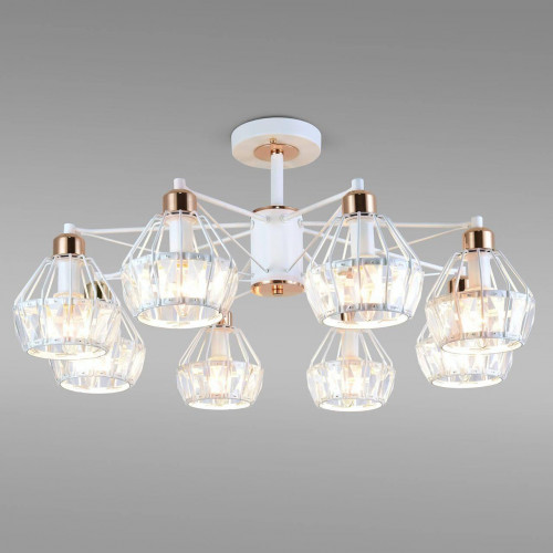 потолочная люстра eurosvet lord 70075/8 белый в Нижневартовске