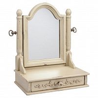 зеркало настольное с ящиком и креплением на шарнирах vanessa beige в Нижневартовске