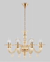 подвесная люстра crystal lux caetano sp-pl8 amber в Нижневартовске