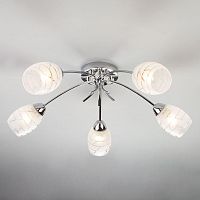 потолочная люстра eurosvet rigina 30127/5 хром в Нижневартовске