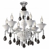 люстра дизайнерская sound хром белая в Нижневартовске