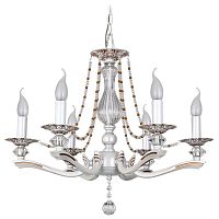 подвесная люстра idlamp eloisa 259/6-whiteplatina в Нижневартовске