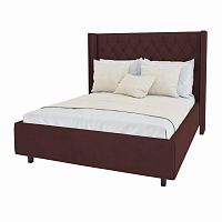 кровать большая 200х200 wing-2 коричневая в Нижневартовске