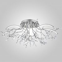 потолочный светодиодный светильник eurosvet 90036/8 хром в Нижневартовске