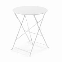 алрик стол ø60 металл белый от la forma (ex julia grup) в Нижневартовске