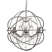 подвесная люстра-шар с хрустальными подвесками d60 см foucault's в Нижневартовске