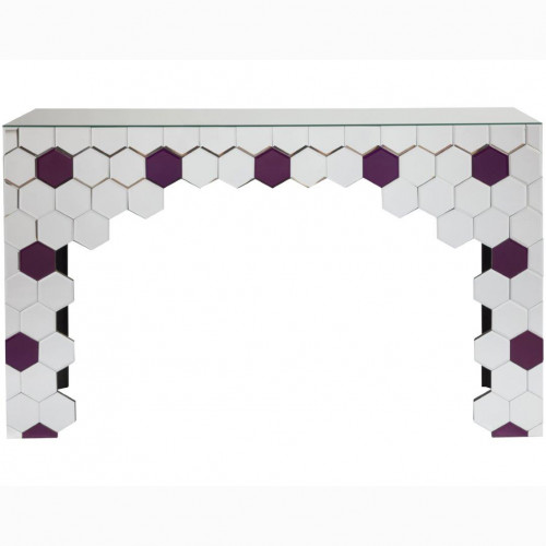 консоль obrero зеркальная, фиолетовая в Нижневартовске