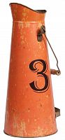 декоративный кувшин металлический numero 3 оранжевый в Нижневартовске