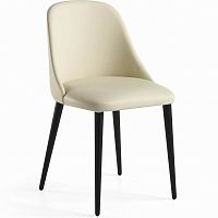 мягкий стул кожаный кремовый cpmk125-crema от angel cerda в Нижневартовске