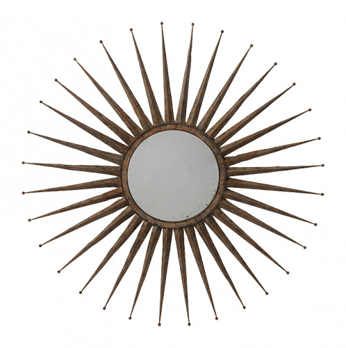 зеркало-солнце металлическое состаренное starburst grande в Нижневартовске