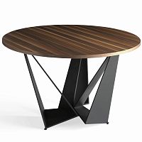 стол обеденный круглый из ореха ct2061r-nogal от angel cerda в Нижневартовске