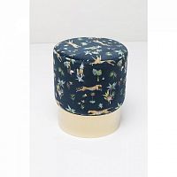 пуф cherry синий с рисунком в Нижневартовске