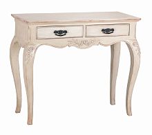 стол туалетный малый марсель молочно-белый с узором с состариванием в Нижневартовске