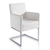 кресло blanco от angel cerda белое в Нижневартовске