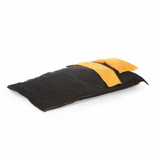 пуф pigalle junior коричневый с желтым в Нижневартовске