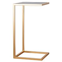 прикроватный столик с черной стеклянной столешницей, золото в Нижневартовске