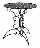 складной столик для завтрака берси (черный антик) в Нижневартовске