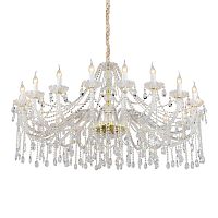 подвесная люстра omnilux ladispoli oml-89003-20 прозрачная в Нижневартовске