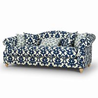 диван betty прямой синий в Нижневартовске